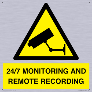 24/7 MONITORING AND REMOTE RECORDING